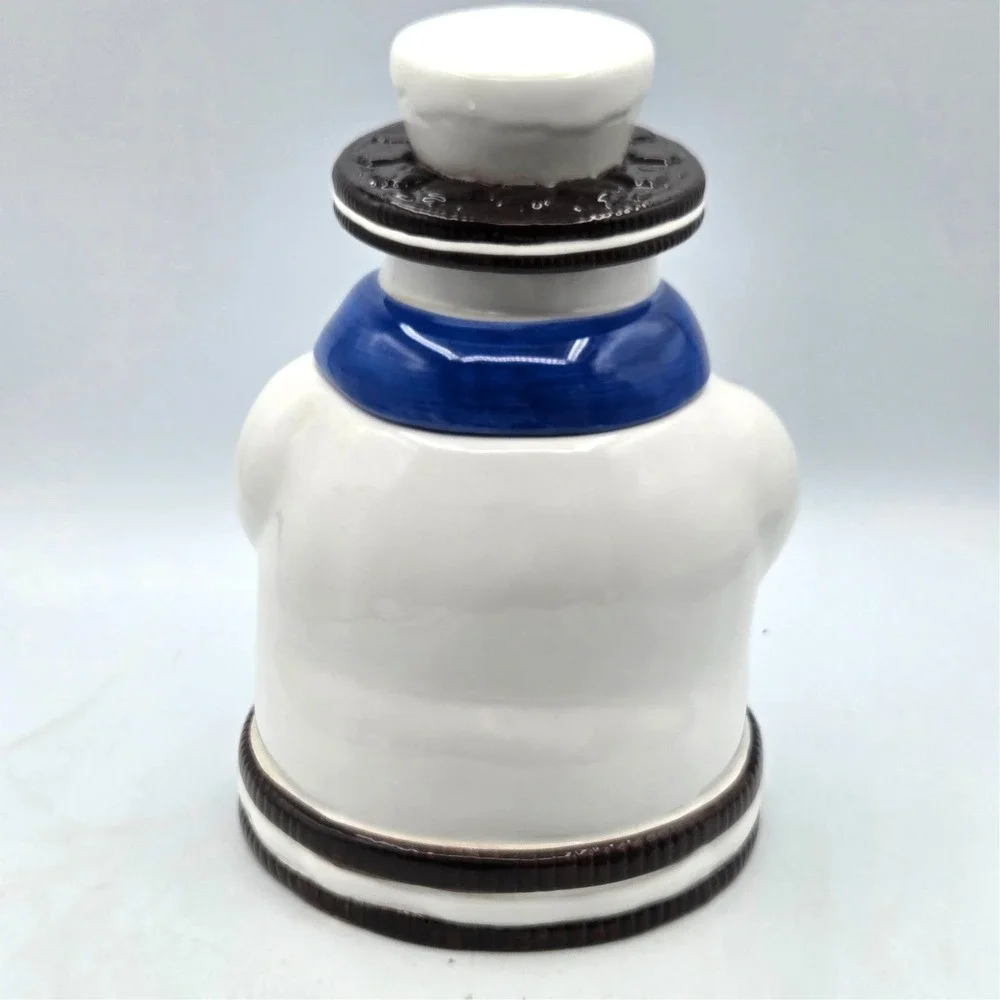 Vintage Nabisco Oreo Snowman Cookie Jar Houston‎ Harvest ( 2nd In 2000 Series )